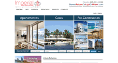 Desktop Screenshot of bienesraicesdelujoenmiami.com